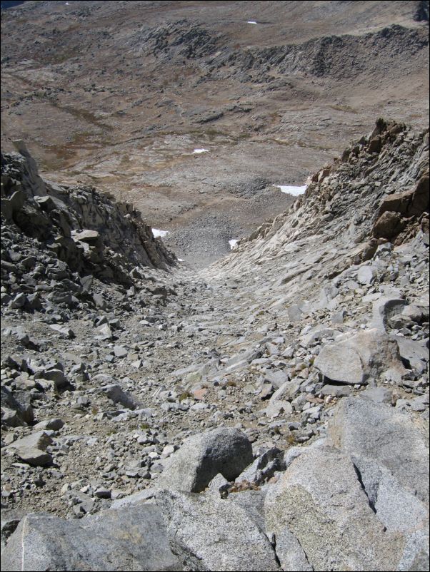 2006-09-23 Agassiz (44) Look down descent chute